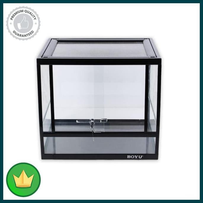 Terarium Reptil - Hitam