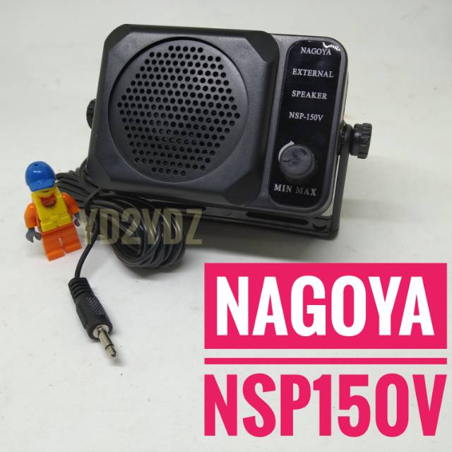 speaker mini external nsp150v radio rig ht icom yaesu kenwood alinco nsp-150v mini eksternal nagoya