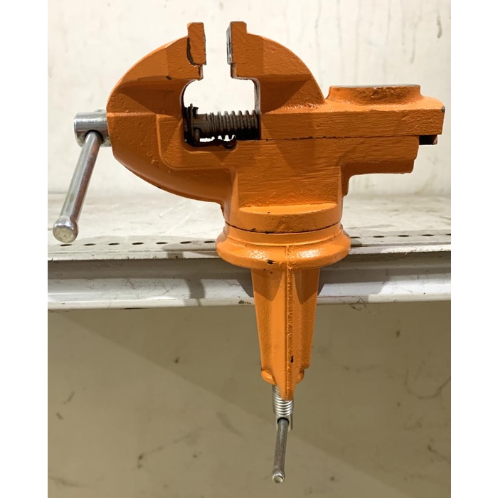 Ragum besi 2 inch putar / catok meja putar 2 inch