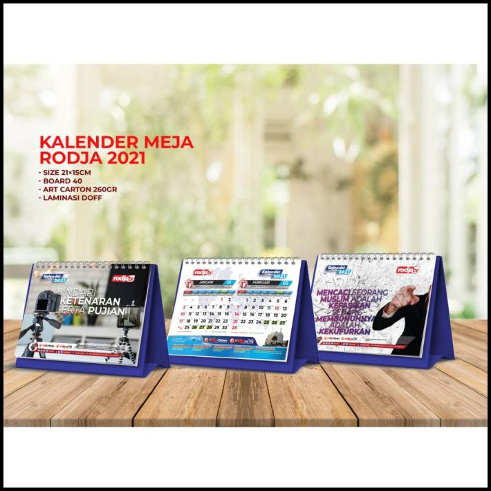 

Rd Kalender Meja Rodja Tahun 2021 Masehi Plus Hijriah 1422