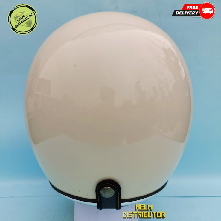 HELM BOGO DEWASA KACA DATAR, HITAM DAN BENING, LIS CHROME,KUALITAS PREMIUM UNTUK PRIA DAN WANITA COD