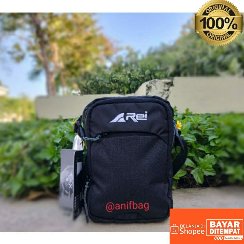 TAS SELEMPANG PRIA/TAS SELEMPANG OUTDOOR SLINGBAG REI ORIGINAL TRAVEL POUCH AREI OUTDOORGEAR