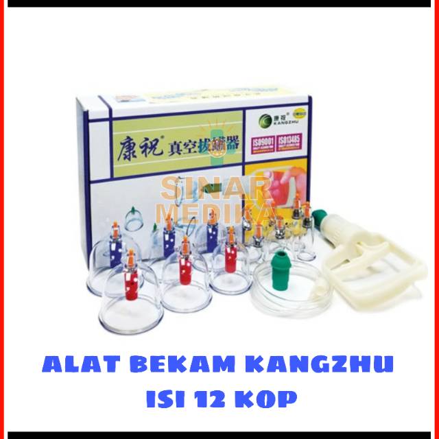 ALAT BEKAM KANGZHU ISI 12 / KOP ANGIN KANG ZHU / KANGZU / KANG ZU CUP