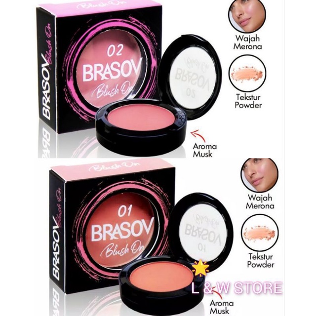 BRASOV BLUSH ON /BPOM 100% ORIGINAL(PROMO TERMURAH)