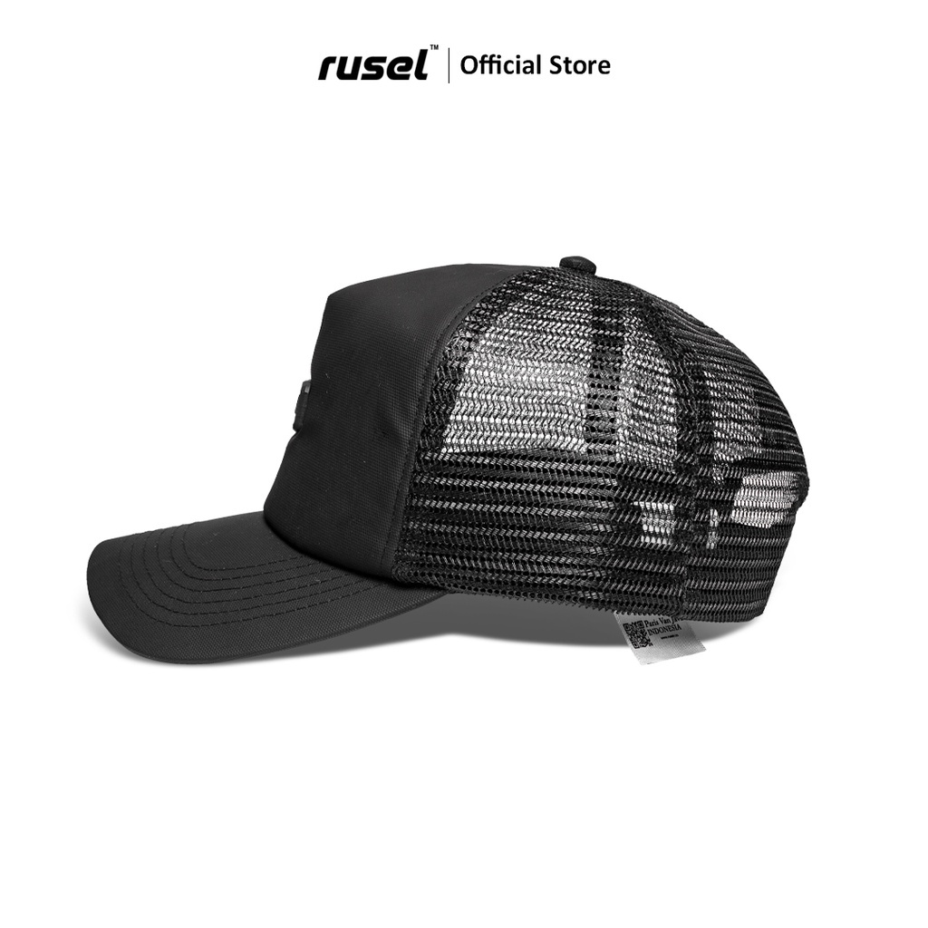 RUSEL CO I Caps Alexy  I Black On Black I Topi Pria l Topi Baseball