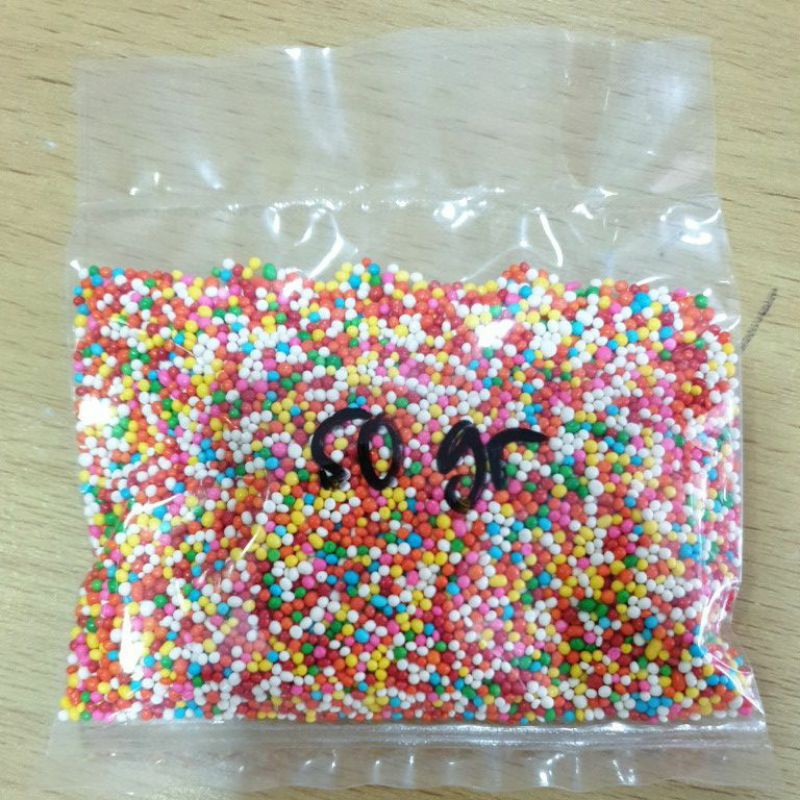 

Sprinkle Kue Warna-Warni 50 gr (Repack)