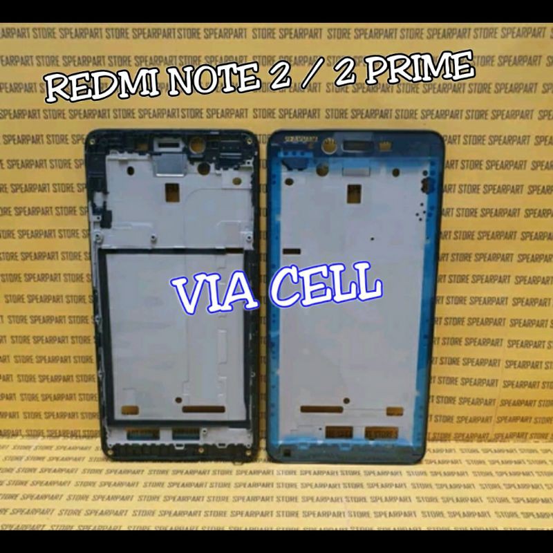FRAME LCD BAZEL TULANG KERANGKA BODY HP XIAOMI REDMI NOTE 2 ORIGINAL