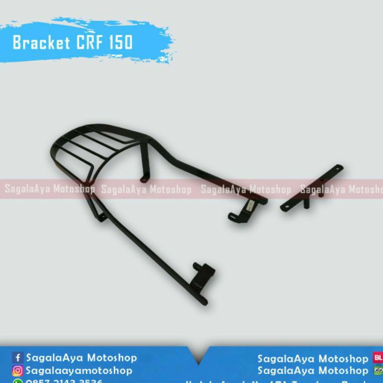 Jual bracket box motor honda CRF 150 top breket center box gp sport statis givi kappa shad termurah