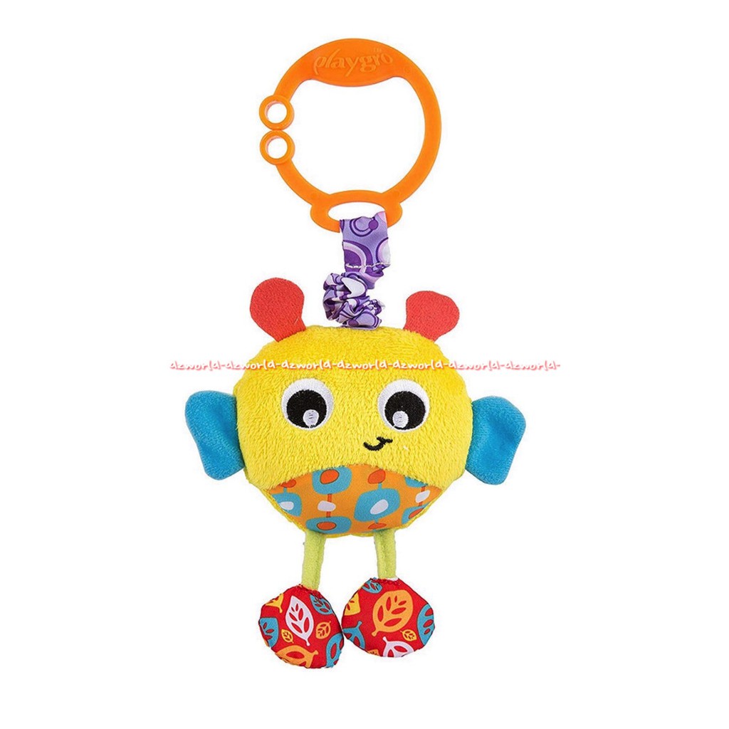 Playgro Wiggling Bertie Bee Mainan Gantung Di Stroller Kereta Dorong