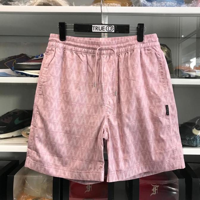 Acme De La Vie ADLV A Logo Monogram Pattern Short Pants 100% Original - PINK, SIZE 2