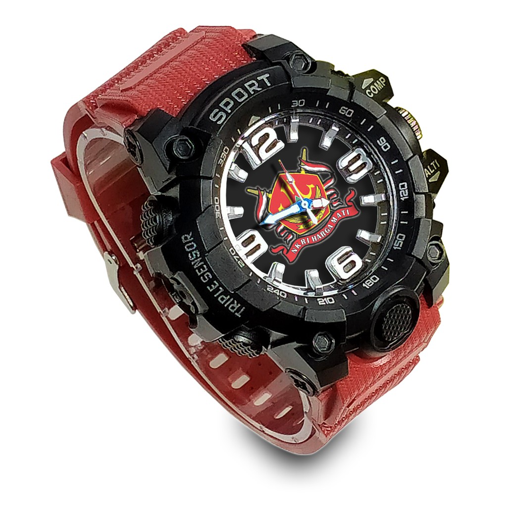 Jam Tangan Custom BANSER motif 1 Ruber- Water Resistant