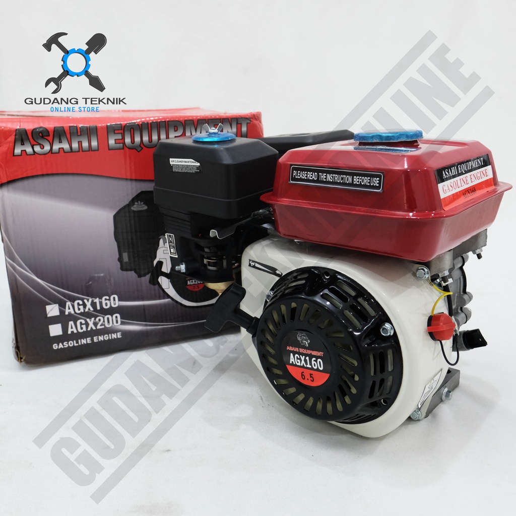 Engine Asahi GX160 5.5Hp 4Tak / Mesin Penggerak GX 160 5,5 Hp - Gasoline Engine Bensin ASAHI GX-160