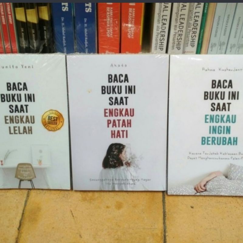1 PAKET 3 BUKU BEST SELLER BUKU MOTIVASI KERTAS BOOKPAPER