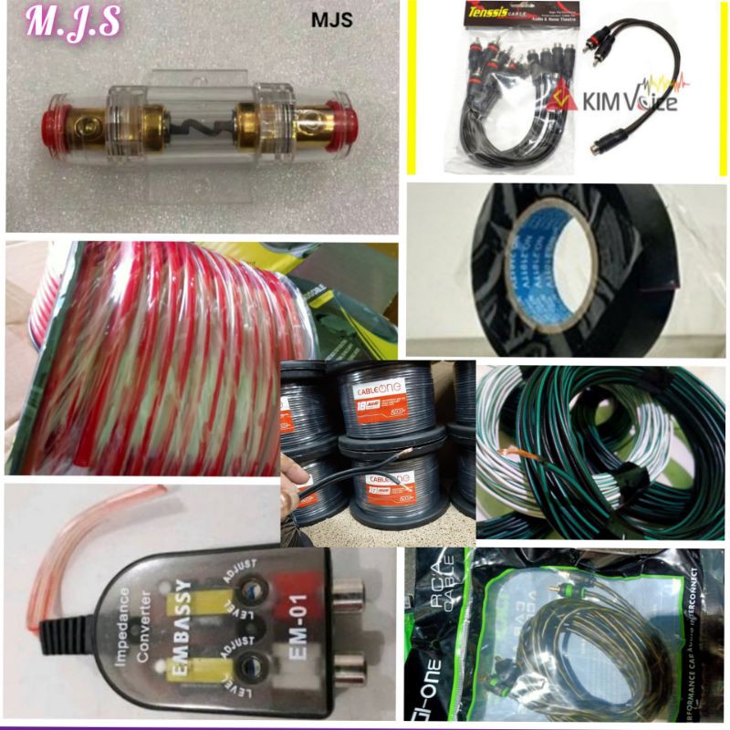 PAKET KABEL AUDIO MOBIL ->PALING KOMPLIT 100% ORIGINAL