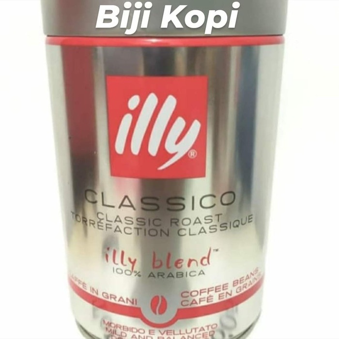 

kopi-biji- coffee illy medium roast beans espresso 250 gram biji kopi roasted -biji-kopi.