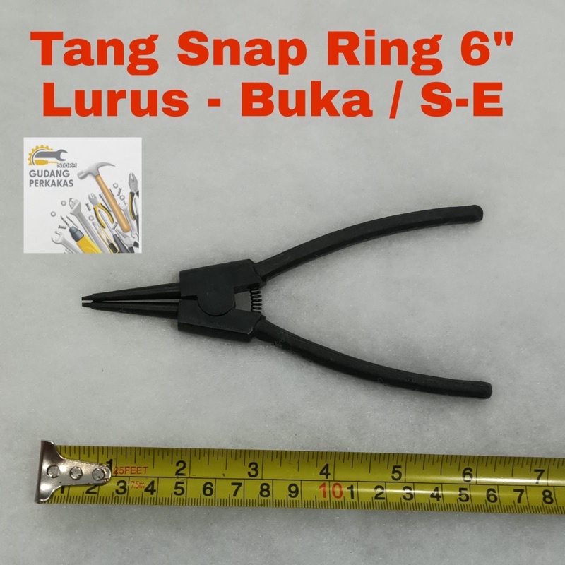 Jual Tang Snap Ring S E Tang Ring Per Inch Lurus Buka Shopee Indonesia