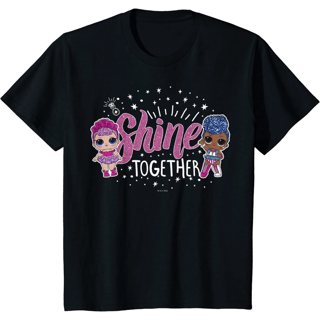 Kaos Anak LOL Surprise Shine Together Group Shot  Pakaian Fashion Baju Atasan Anak Laki Laki Perempu
