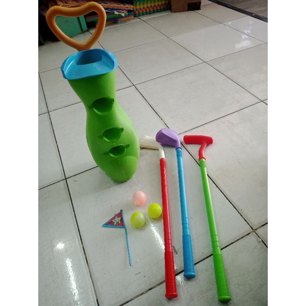MAINAN ANAK BOLA GOLF WARNA HIJAU