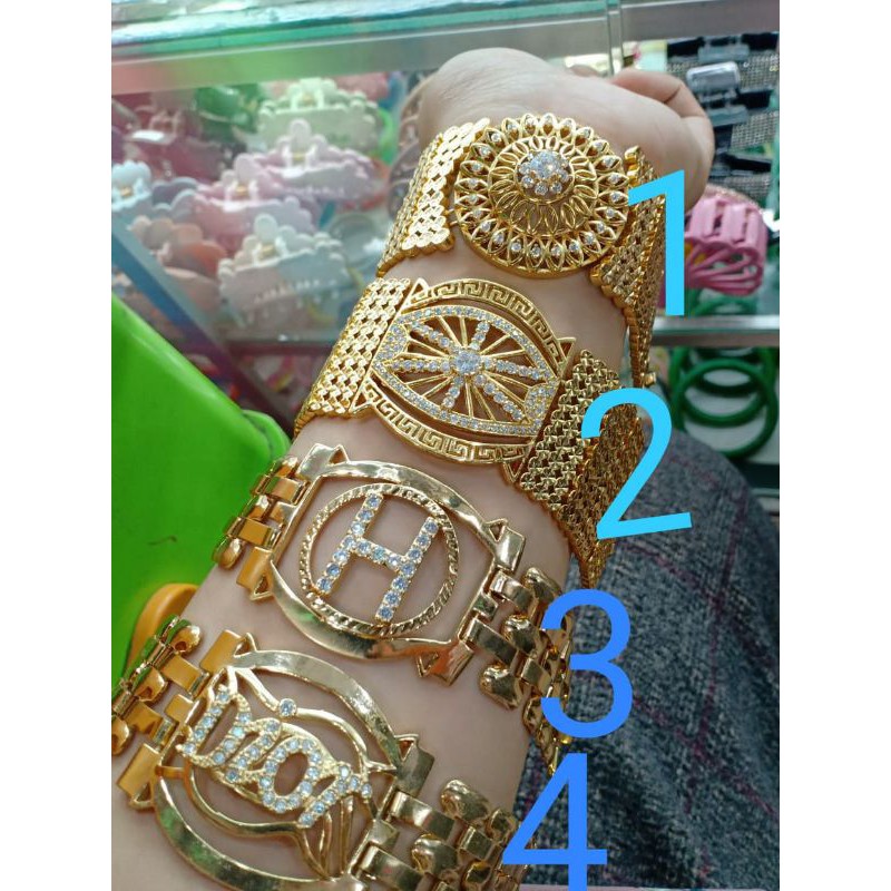 gelang xuping dubai rantai/lapis emas