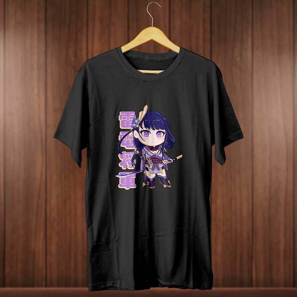 Baju Kaos Chibi Genshin RAIDEN SHOGUN