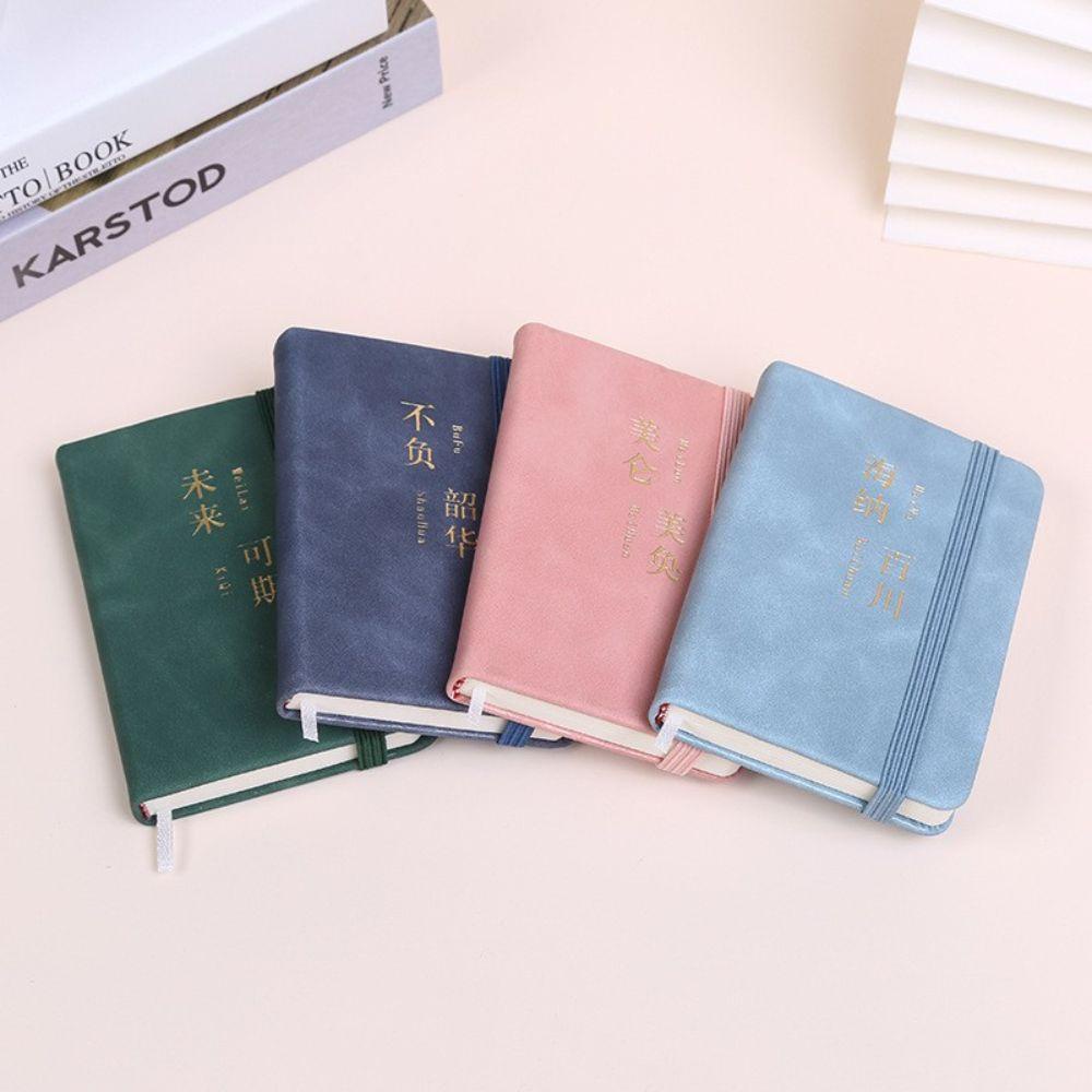 Lanfy Pocket Notebook Mini Perlengkapan Kantor Alat Tulis Siswa Diary Memo Book