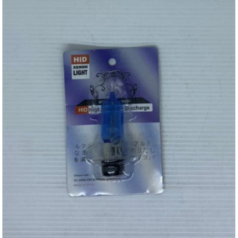 Bohlam lampu Motor Xenon Bebek Biru