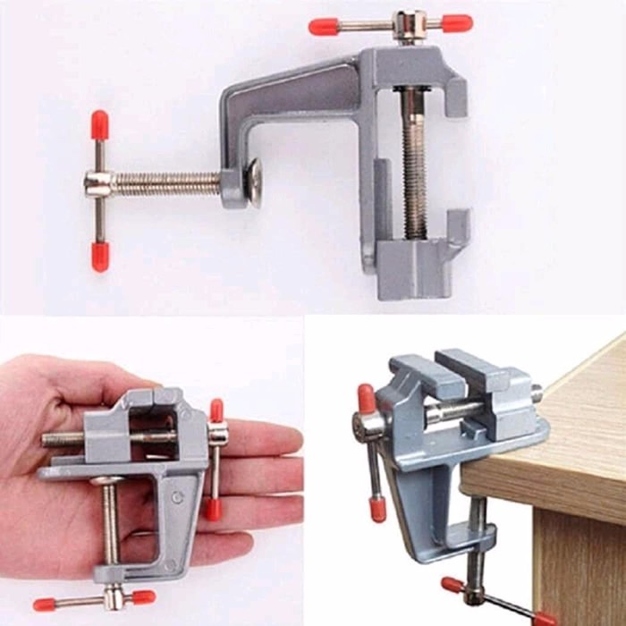 Penjepit Meja Table Vise - Mini Ragum Catok Meja Kecil Penjepit Clamp Meja Catok Vise #fmax.store