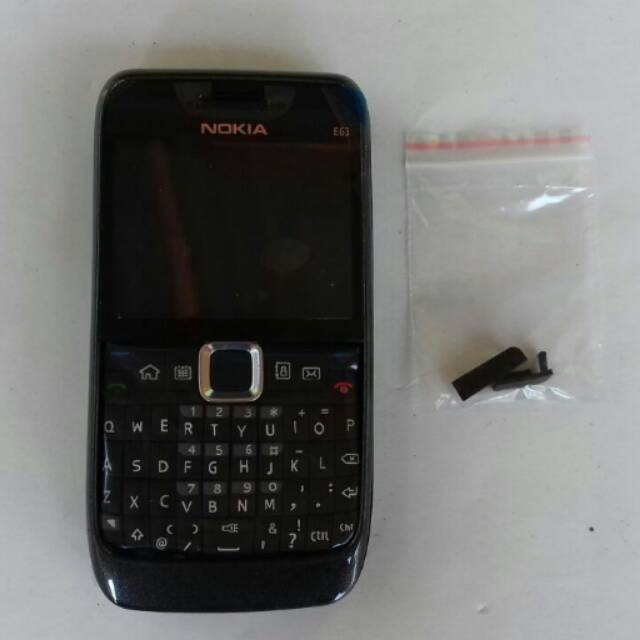 Casing fullset nokia e63 hitam o.c
