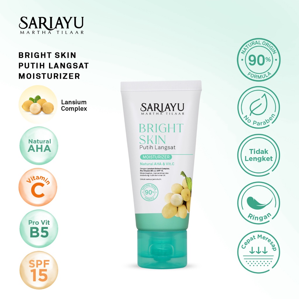 ★ BB ★ Sariayu Bright Skin Putih Langsat  Moisturizer 35gr - Sari Ayu