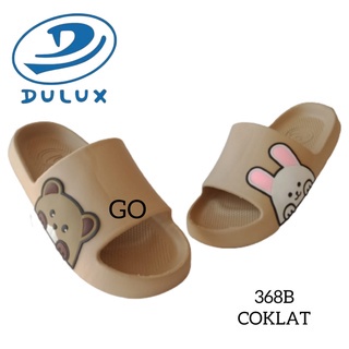 sogo DULUX 386B Sandal Kokop karet Jelly wanita Import motif Kelinci Size 36--40