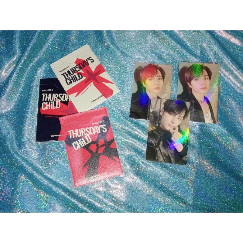 TXT Photocard Benerfit Weverse beomgyu Hueningkai