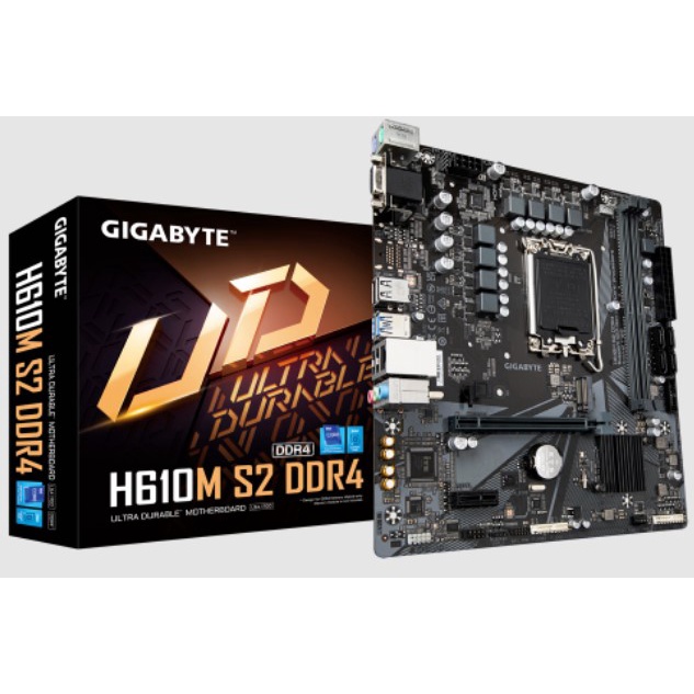 Motherboard Gigabyte H610M S2 - D4 mATX LGA1700 - Gigabyte H610 MS2