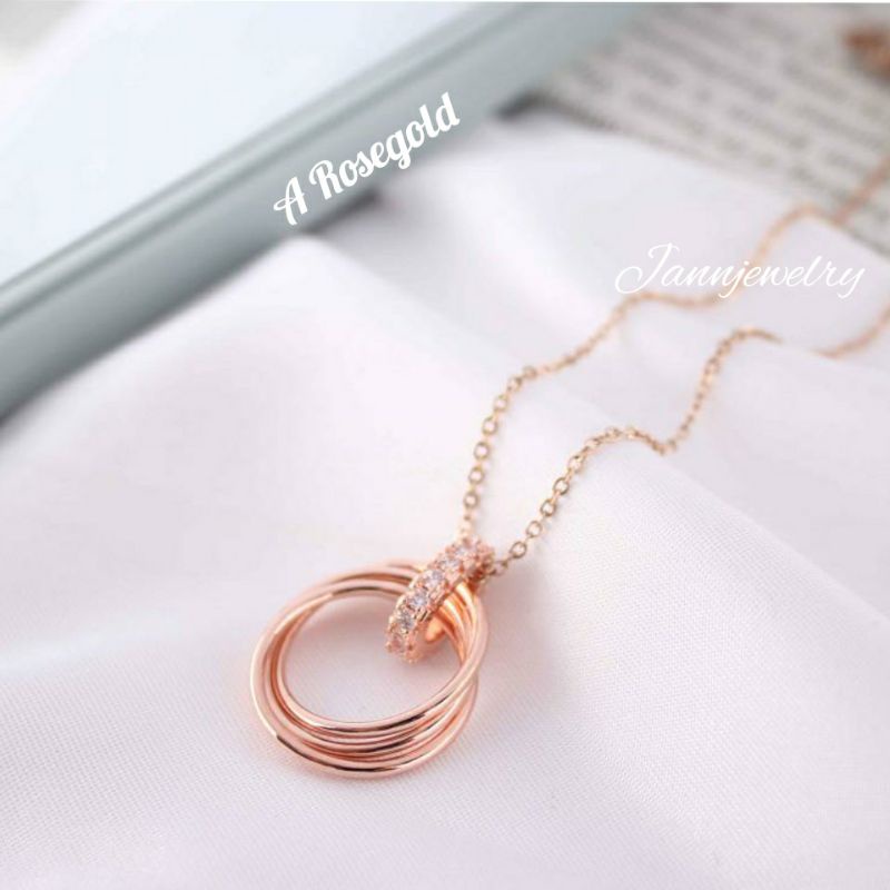 kalung titanium new fashion korea anti karat KT-92