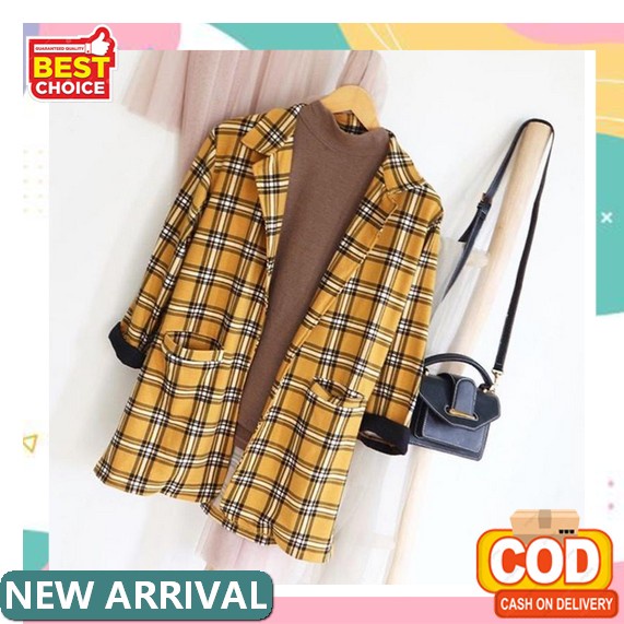 Blazer Wanita Terlaris Cod Formal Casual Korean Style Kekinian Kantoran Korea Set Setelan Atasan Bla