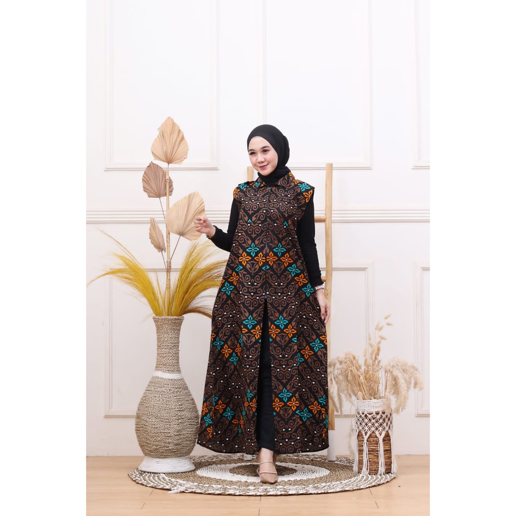 long cardy/ outer/ cardigan batik katun premium M-XXXL