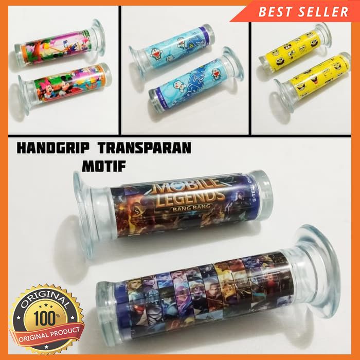 Handgrip Hanvat Mobile Legend Spongebob Doraemon Mickie Mouse Mio Beat