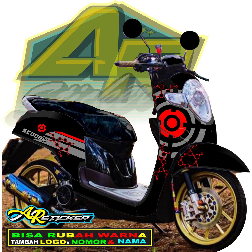 Decal scoopy Decal Scoopy full body Full Blok Decal Scopy Dekal New Fi 2017 2018 2019 2020 RACING