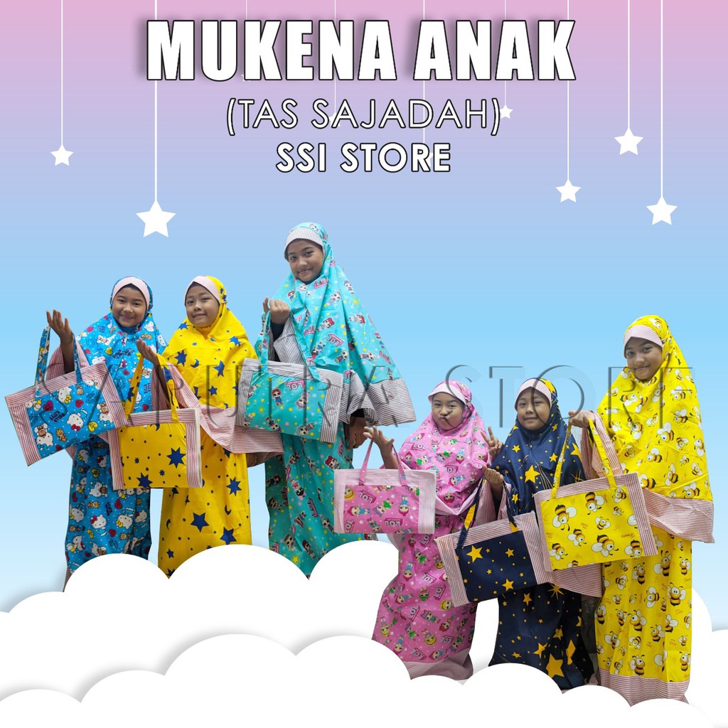 Mukena Anak Karakter Terbaru 1 - 10 Tahun