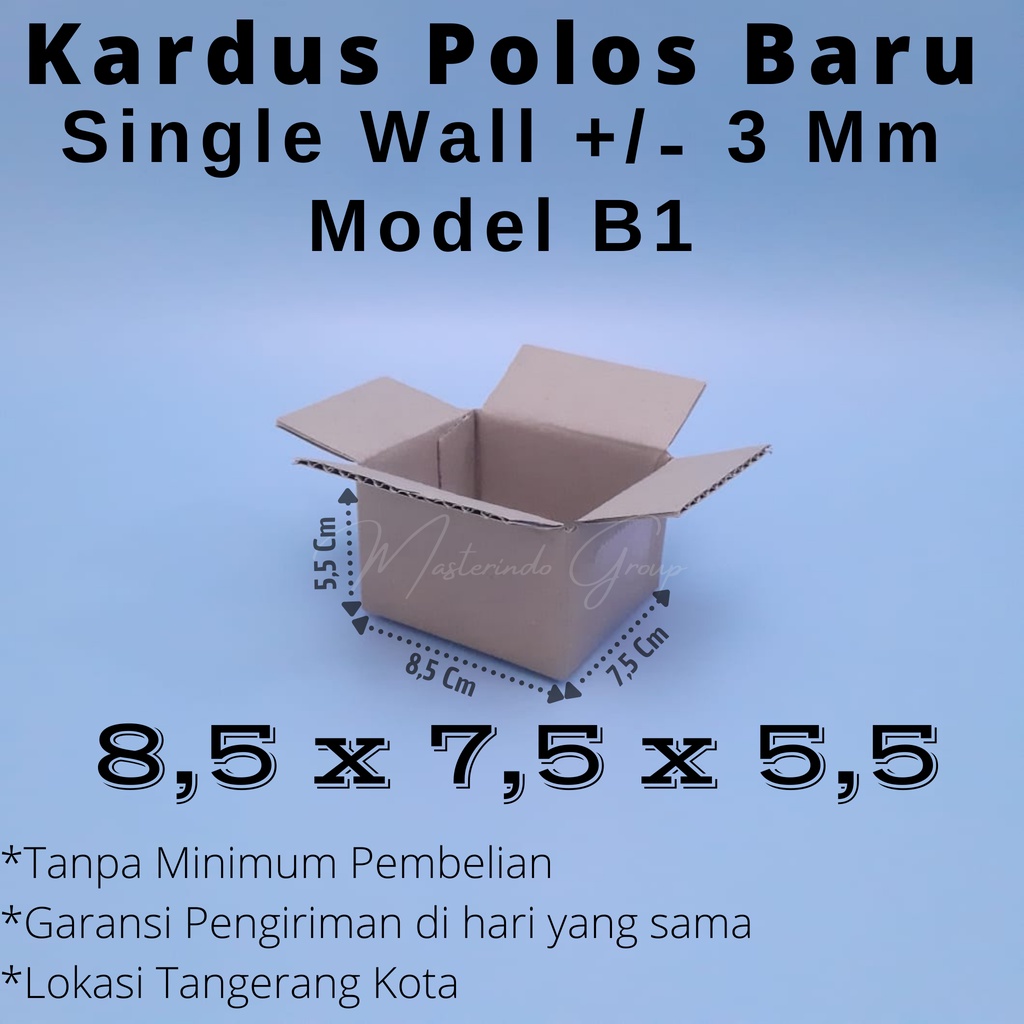 

Kardus | Box | Karton Polos (8,5x7,5x5,5 Cm)