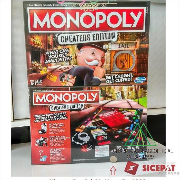 Mainan Anak Monopoly Cheaters Edition Monopoli