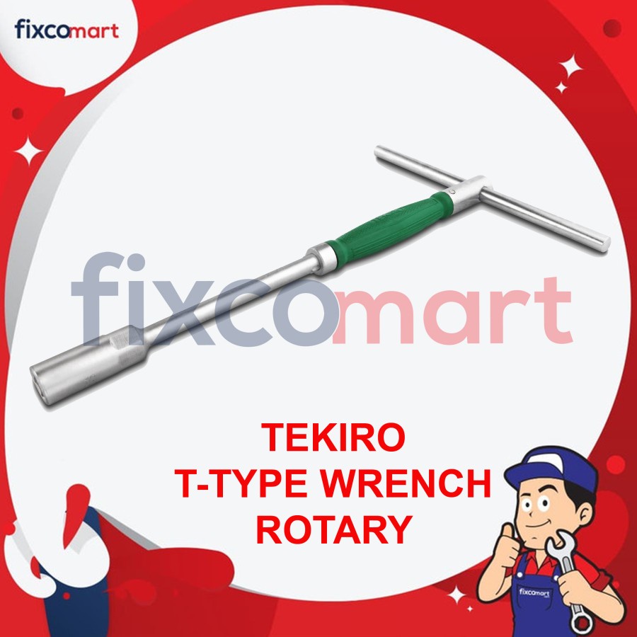 Tekiro Kunci Sock T Putar / T-Type Wrench Rotary - 17 MM