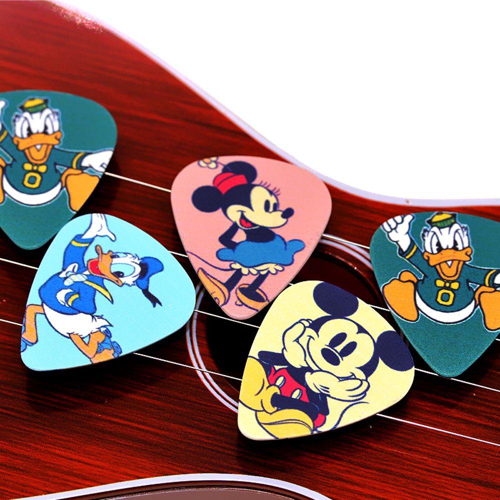 QUINTON 10pcs Picks Gitar Segitiga Ukulele Dua Sisi Pick Mouse Bagian Gitar Elektrik Kualitas Tinggi Finger Shrapnel