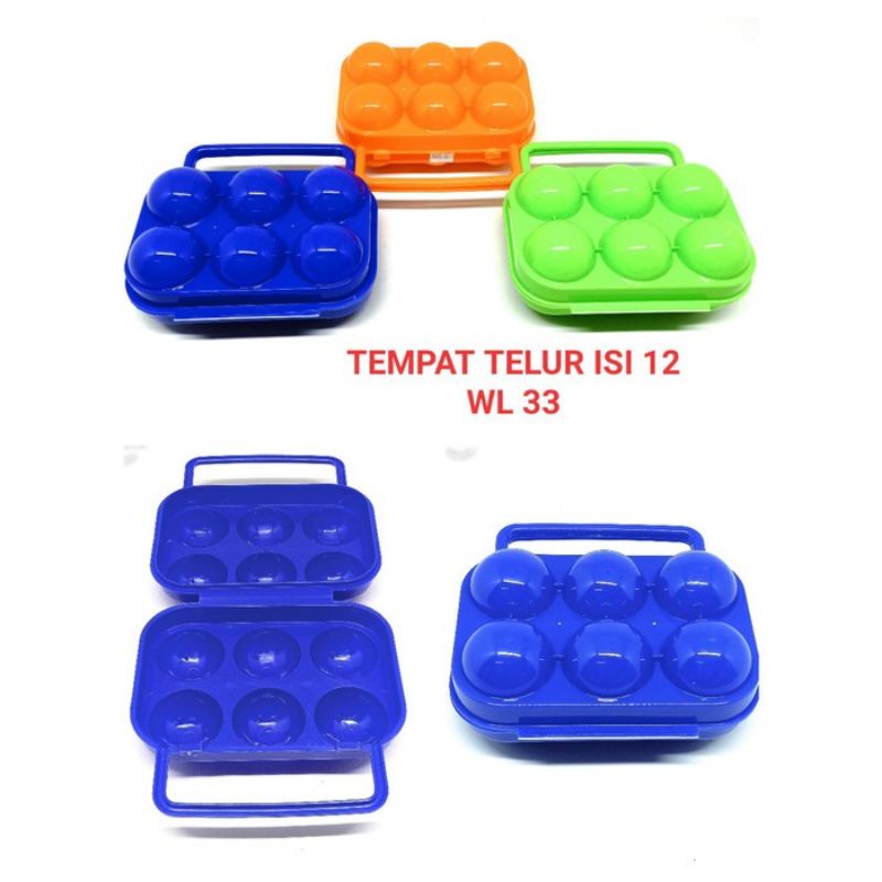 TEMPAT TELUR TELOR ISI 6 CAMPING GUNUNG KULKAS