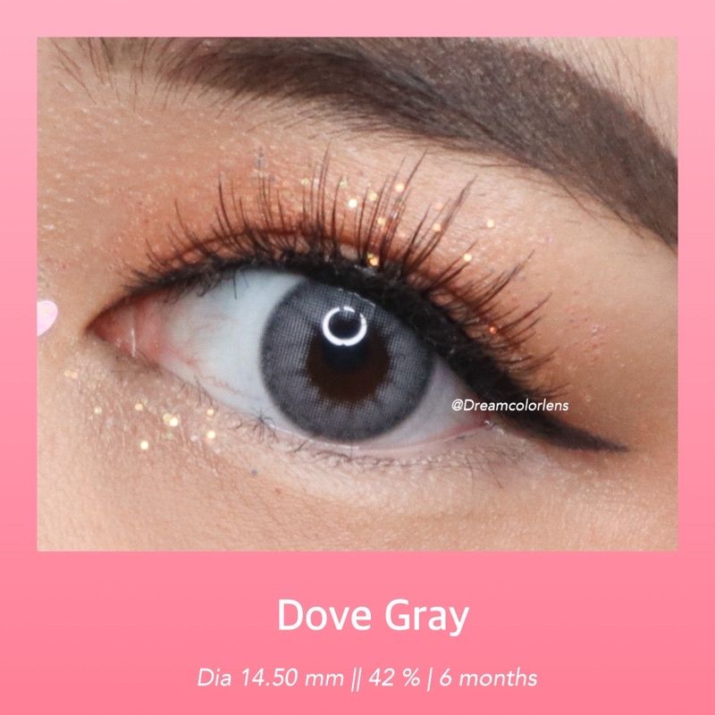 DREAMCOLORLENS Softlens - Chestnut / Dove / Jade / Brown / Gray Normal Minus