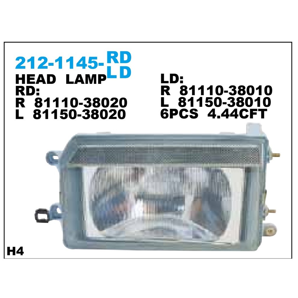 HEAD LAMP - TOYOTA KIJANG GRAND DEPO