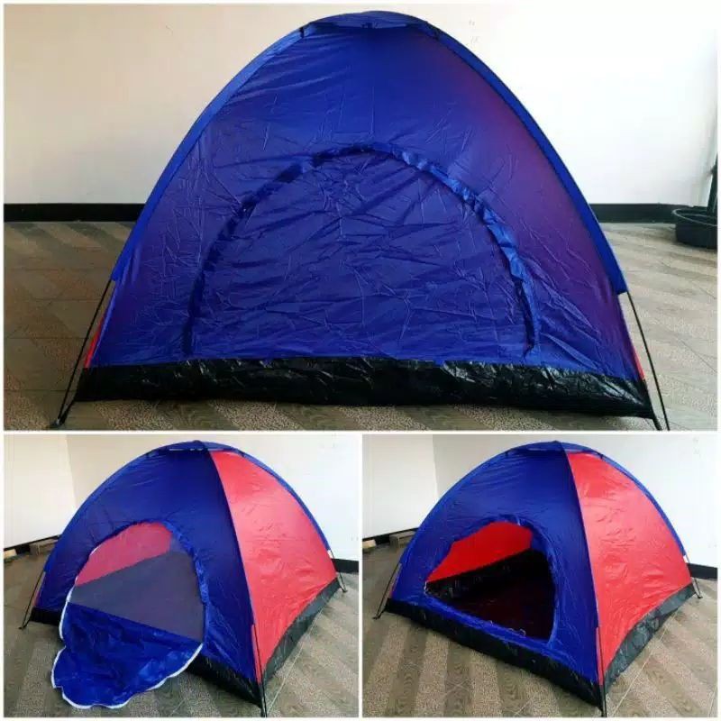 Tenda camping terpal kapasitas 6-7 orang - Tenda Gunung - tenda kemping terpal camping outdoor