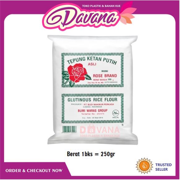 

Tepung Ketan Rose Brand 500 gr