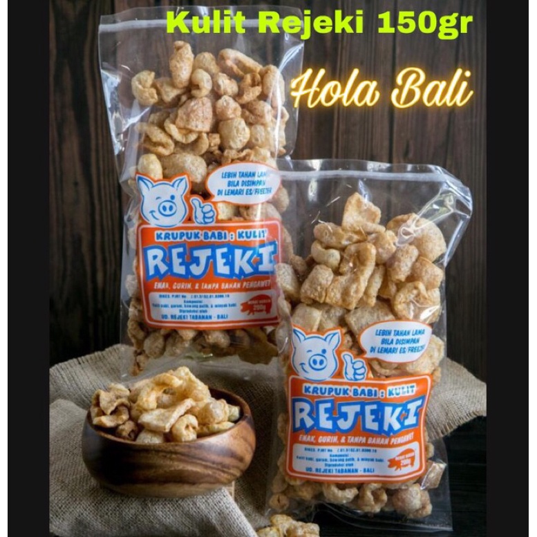 

Kerupuk Babi Kulit & Samcam by Rejeki 150 gr