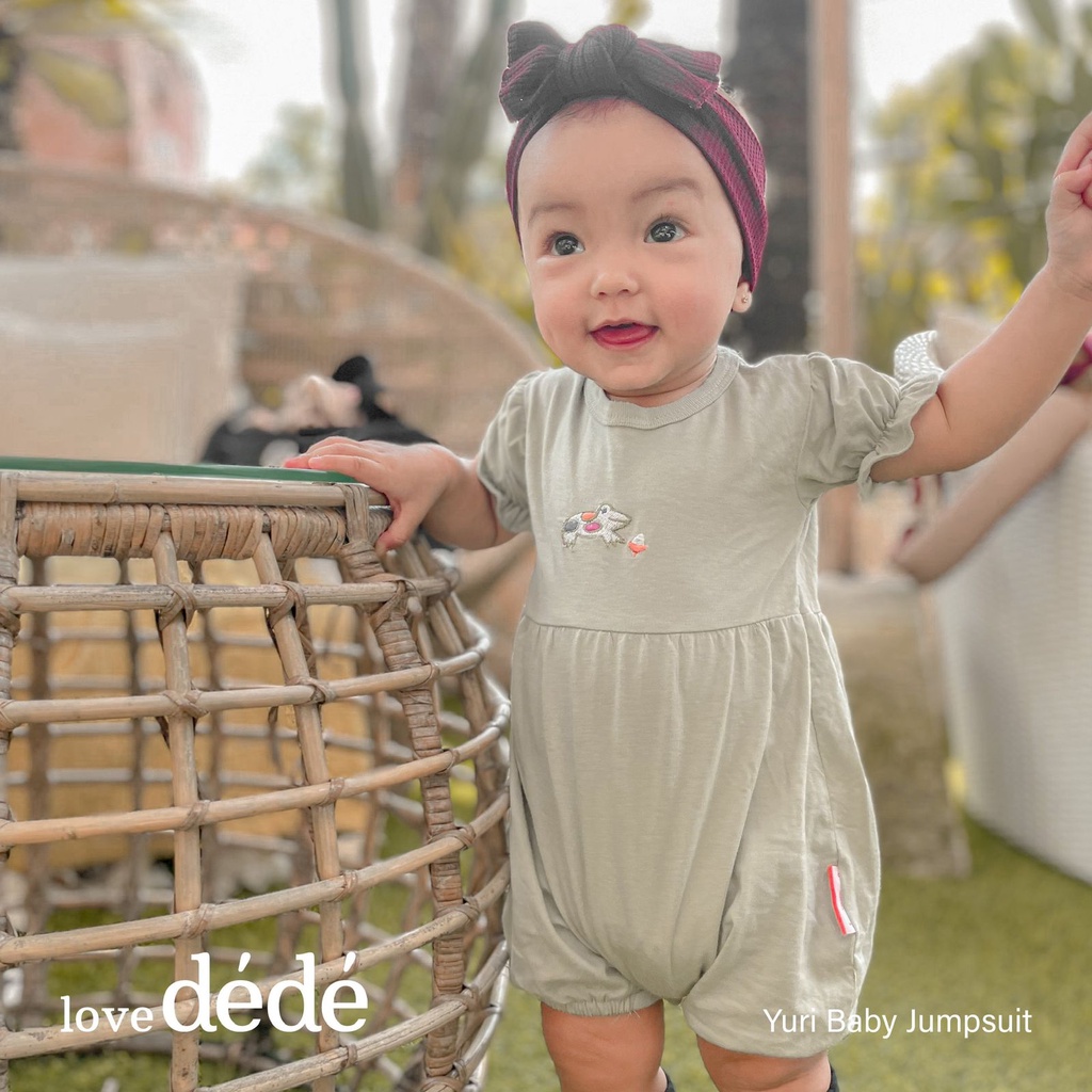 lovedede - YURI / kinara JUMPSUIT Baju Rok Bunga Pergi Lucu Fashion Anak Bayi Perempuan Terlaris Lucu Murah Katun Jepang