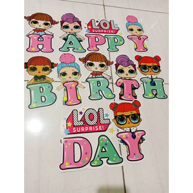 Banner Happy Birthday Karakter Jumbo / Banner Flag Karakter Lol / Spiderman / Banner Ulang Tahun @ul